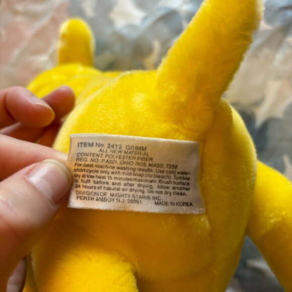 NWT Vintage Mother Goose and Grimm Grippit Window Clinger Grimmy the Dog - Picture 9 of 10